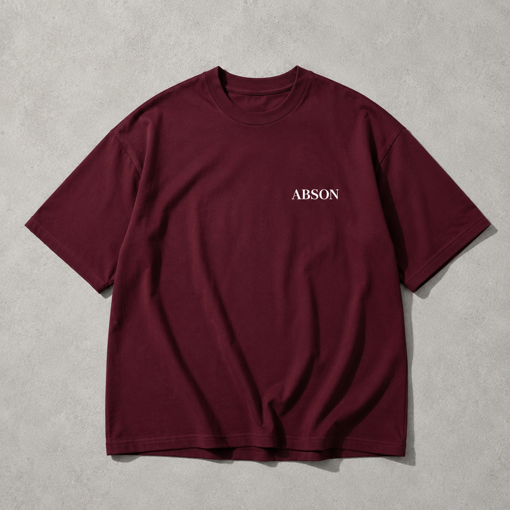 Oversized Maroon T-shirt