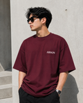 Oversized Maroon T-shirt